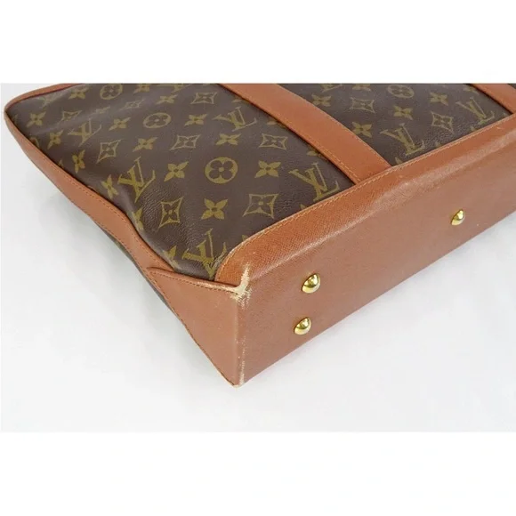 Louis Vuitton Brown and Tan Monogram Handbag - Picture 6 of 16